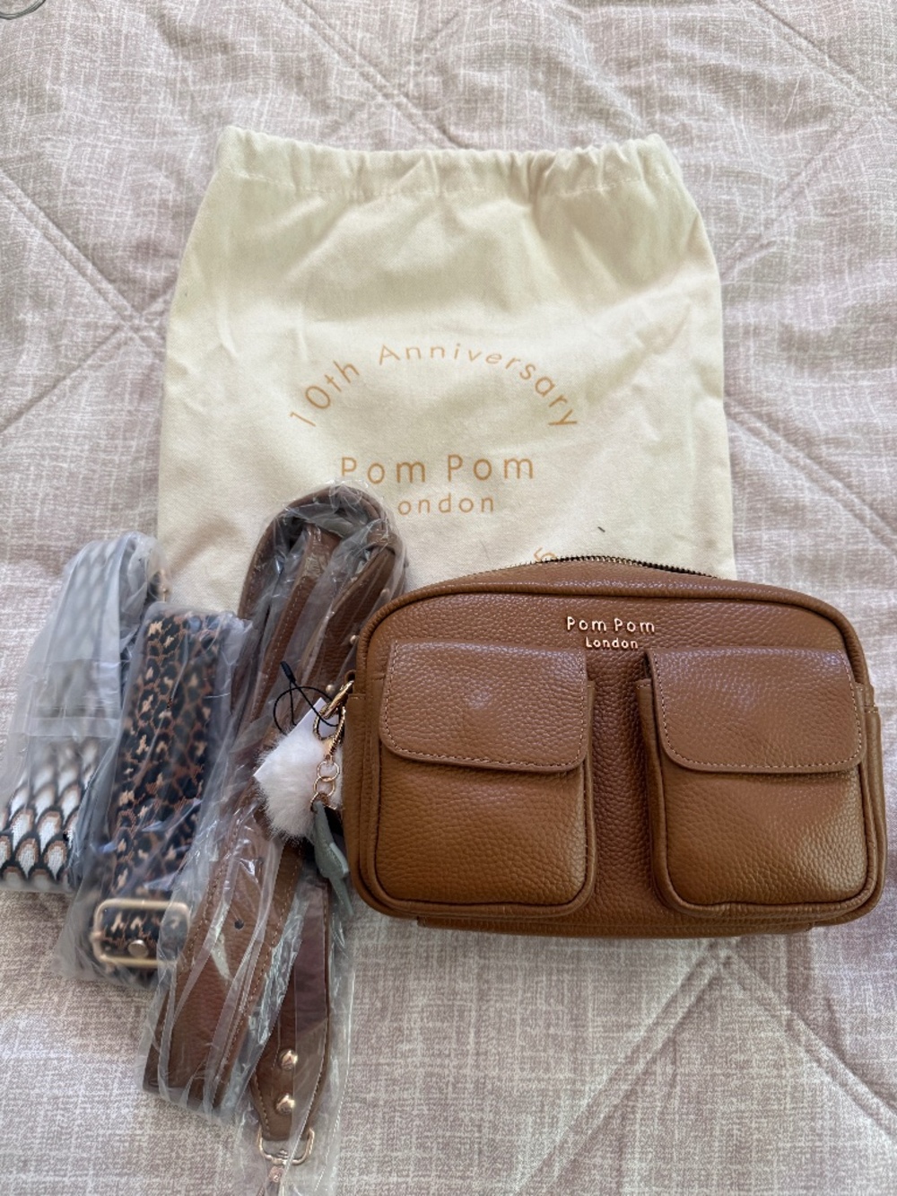 Pom Pom London Chiswick Cargo Bag NWT